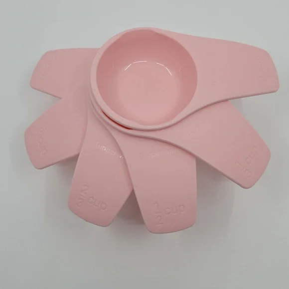 Tupperware Measuring Mates Pink NEW - Picture 3 of 7